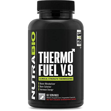 NutraBio ThermoFuel V9 for Men - 180 Capsules  by NutraBio